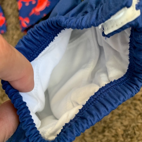 Wonder Nation Crab 2pc. Baby Girl Swimsuit Rashguard Sz.12m - Picture 5 of 7